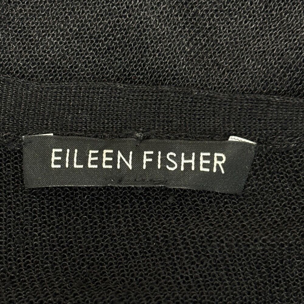 Eileen Fisher Women Knit Blouse Top Shirt Size 1X Black D030 -26 - Picture 7 of 13